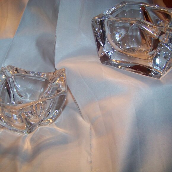 Vintage Sign Daum France Crystal Sculpture Bowl Trinket Holder or Display Piece - Picture 11 of 16
